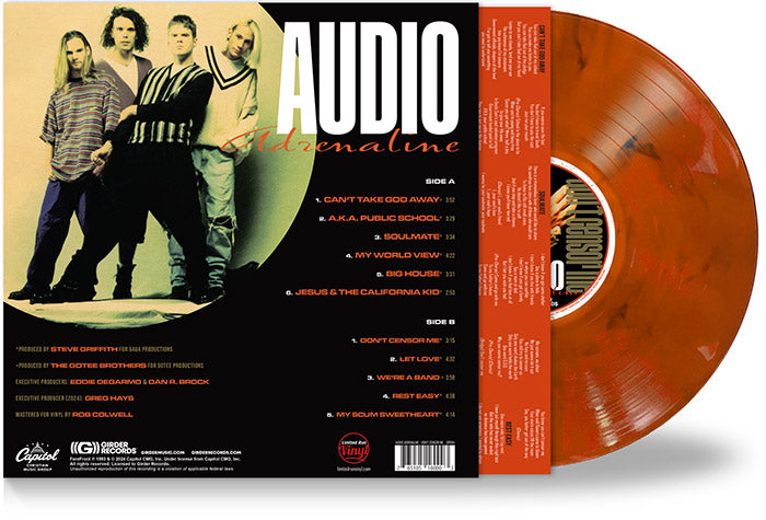 AUDIO ADRENALINE DON'T CENSOR ME (Adrenaline Orange Swirl