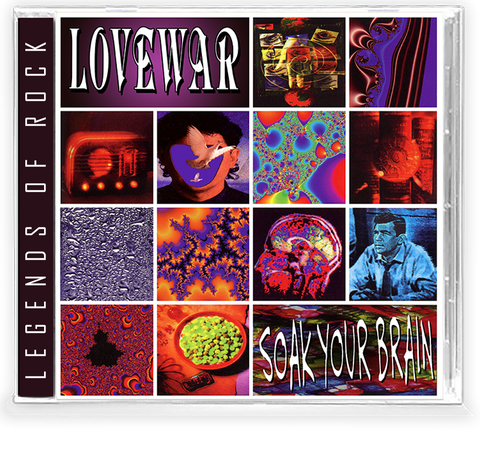 LOVEWAR - SOAK YOUR BRAIN (CD) Remastered. Includes Trading Card