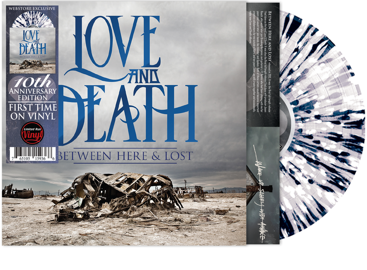 Love and Death Between Here and Lost (Clear Splatter Vinyl / 10th An Girder Records Love and Death Between Here and Lost (Clear Splatter Vinyl / 10th An Girder Records