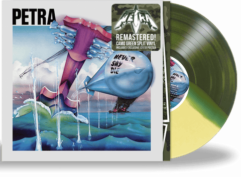 PETRA - NEVER SAY DIE (*New-Vinyl) SPLIT CAMO VINYL