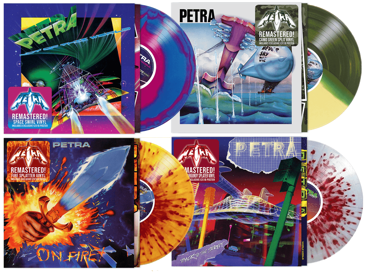 PETRA - NEVER SAY DIE (*New-Vinyl) SPLIT CAMO VINYL – Girder Records