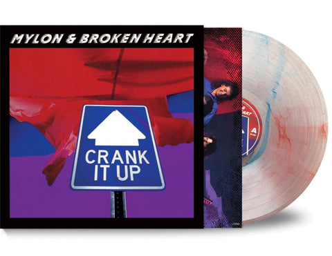 Mylon & Broken Heart Crank It Up (Clear with Blue and Red Marble)  2024 Girder Records