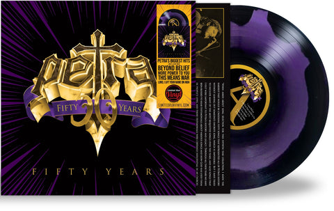 Petra - Fifty Years (Vinyl) 14 Tracks, Royal Purple/Black Swirl Vinyl