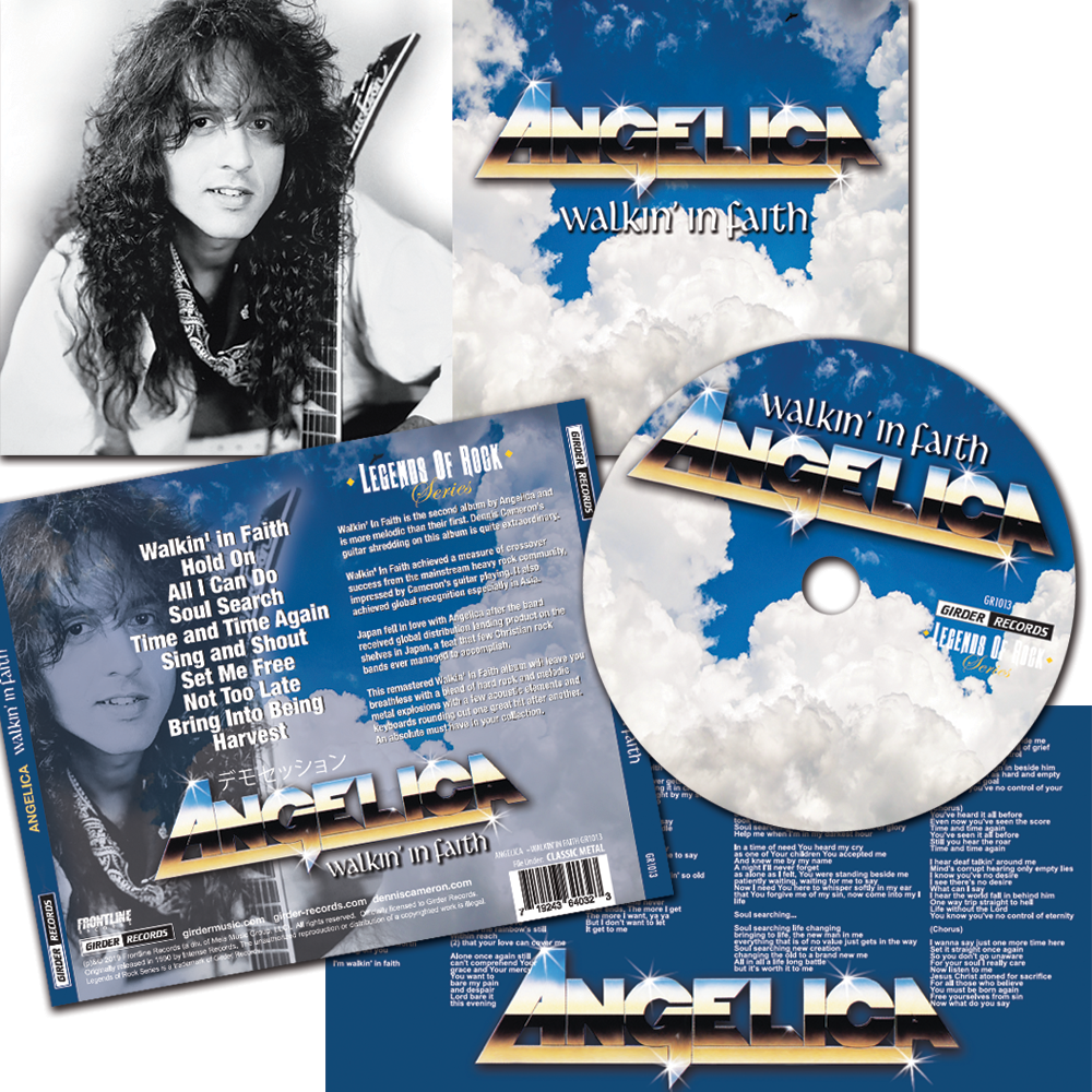 Angelica - Walkin' In Faith (New-CD) *2019 Remastered – Girder Records