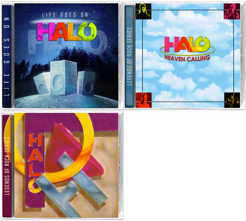 Halo - Heaven Calling, Life Goes On, Jesus Music (3 CD Bundle) - Christian Rock, Christian Metal