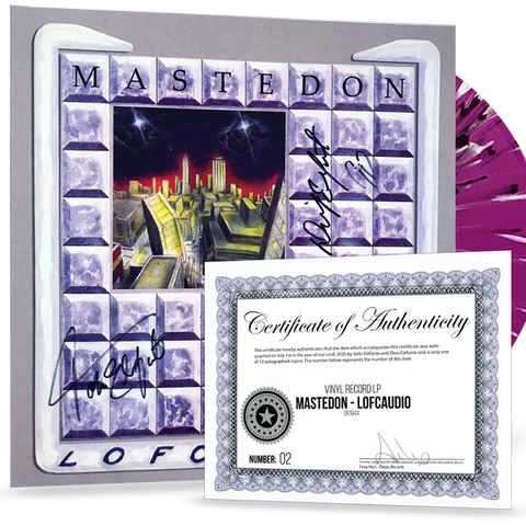 AUTOGRAPHED Mastedon - Lofcaudio (Limited 200 Run Splatter Vinyl)